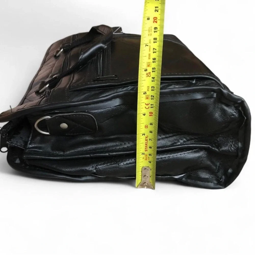 MAXAM - Genuine Lambskin Leather Briefcase 16